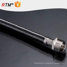 J17stainless aço flexível mangueira de metal para aquecedor de água de alta qualidade ptfe mangueira flexível